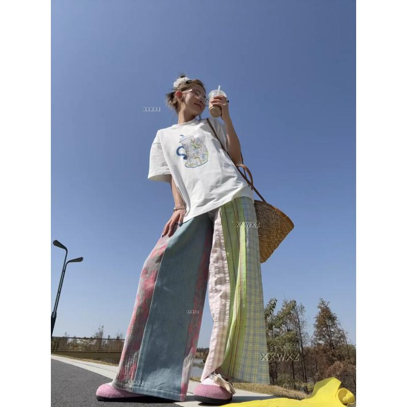 ワイドパンツ 春夏 カジュアル ゆったり フィット コーディネートしやすい ロング丈 ボトムス 普段使い 軽量 ストレッチ 素材 ブラック グレー ベージュ｜リバーパディ