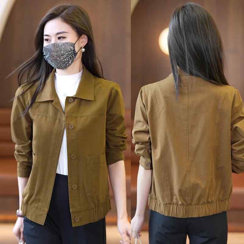 コート 女性用 綿 素材 スタンドカラー ワークウェア デニム ジャケット レジャー 秋冬 ゆったり 大きいサイズ ショート丈 開き 軽量 伸縮性 吸湿速乾 カジュアルスタイル 通勤用 普段使い アウトドア ブルー系
