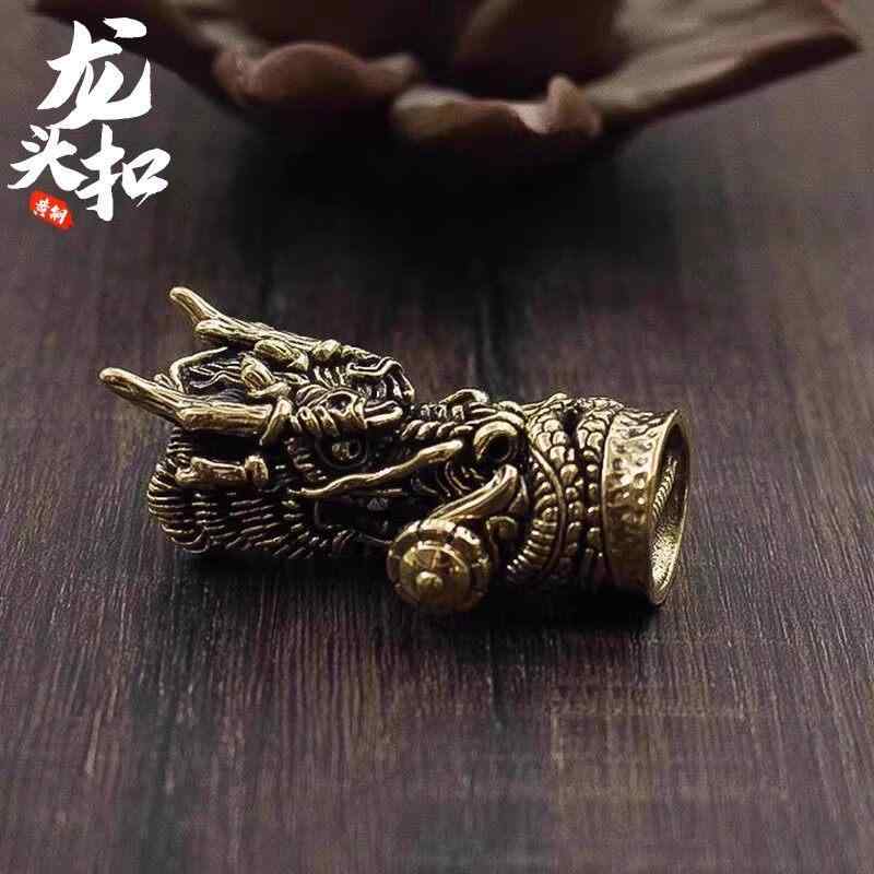 アクセサリーパーツ 龍蛇モチーフ ブレスレット コネクター 真鍮 銀製 編み込み用 DIY 手芸素材 装飾アクセサリー 傘紐パーツ ジュエリーアクセ