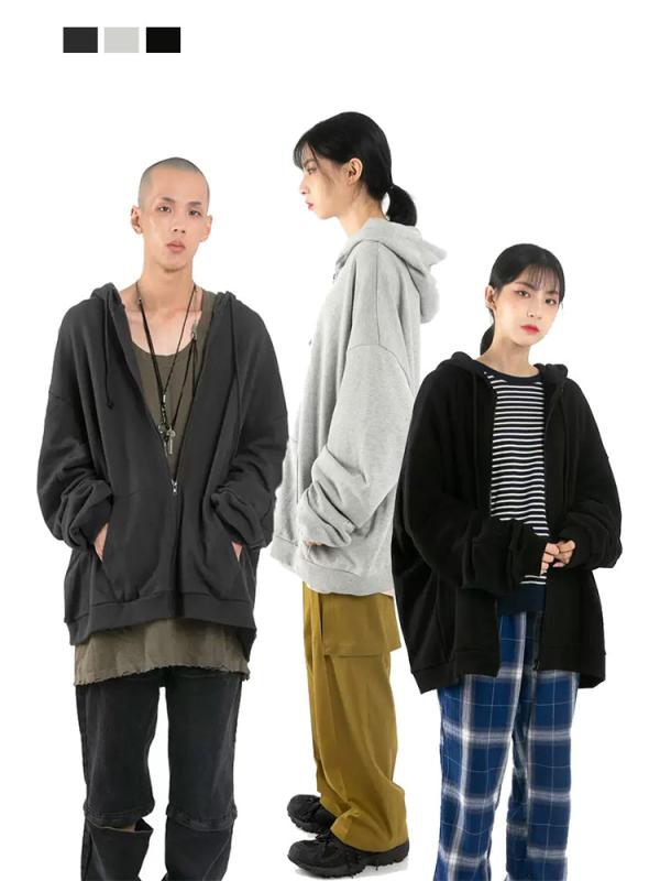 パーカー メンズ レディース ボンネット付き添い人 ジップアップ ゆったり 汗水 アウター ユニ一発やる 歳月 日常使い走り 運動競技 座標し分かりやすい 軽さ 伸縮性