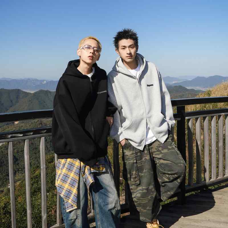 パーカー メンズ ボンネット付き添い人 ジップアップ 流汗 ジレー 黒いこと 薄墨色 烏兎 心地好い 普段使い走り 軽さ 伸縮性 アウトドア