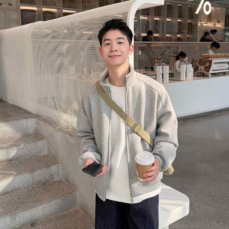 メンズ 朦々たる 照明ランプ色合い 汗水 ジレー 年月 無地 トップス アウター 心地よい  日常使い走り 生あたたかい 伸び伸びする 填まる