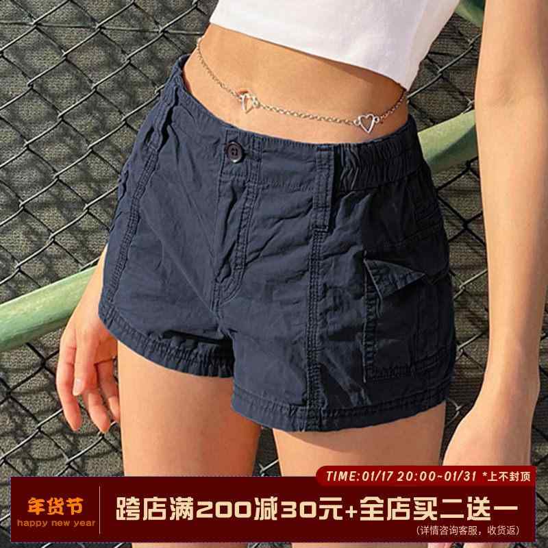 レディース ショートパンツ シンプル 伸縮性 ウエスト ポケット 付き ワーク スタイル スポーツ フィットネス 膝上丈 カジュアル