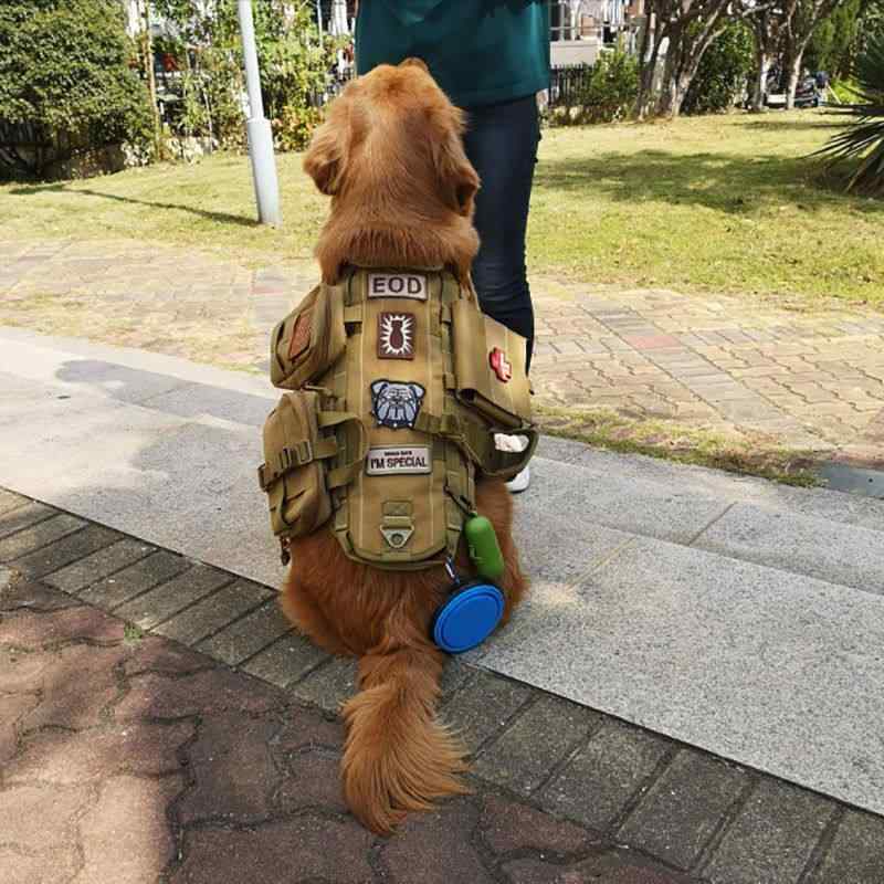 犬用 タクティカル より良い 中型 大型犬 馬具 ほっつき歩く用 先んじる 愛玩動物 備品 アウトドア 相応う 手ごわい