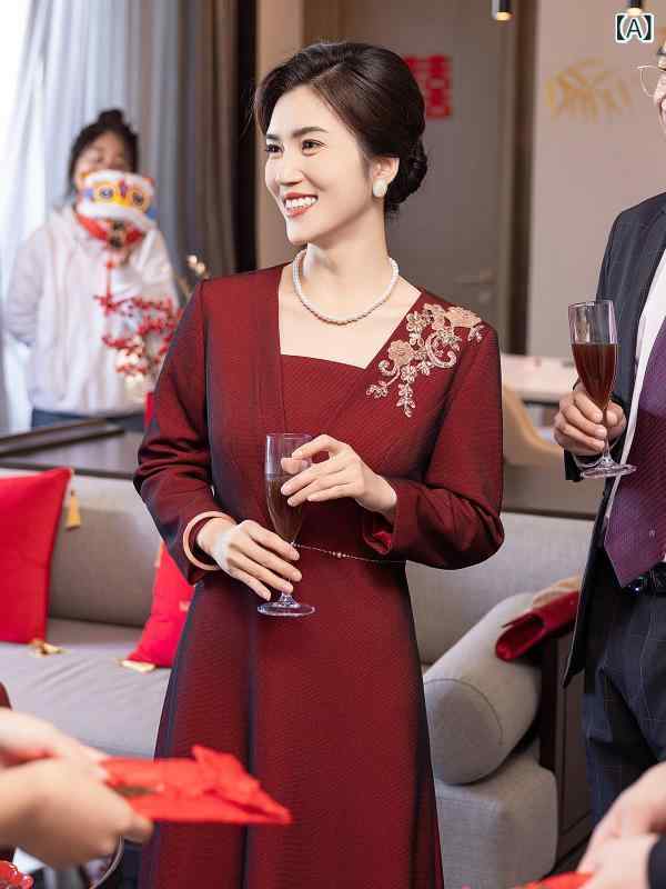 御芽出度 おっ母さん用 衣裳 小っちゃい相応う 御召しもの 交歓会 フォーマル 雅びやか 御上さん 膝丈 今めかしい 第一義的