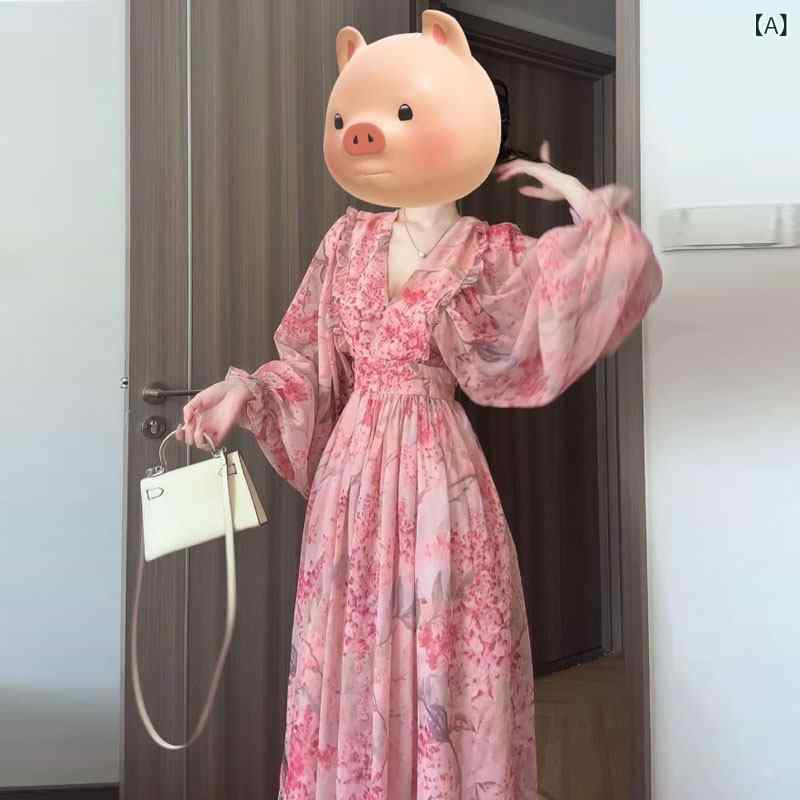 レディース 衣装 提灯捩り 収腰 小花柄 ロング御召しもの たまり場風 砂浜 御休み 春 可愛らしい フレンチ表現スタイル 御花刷り上げる 成人女性用 御召しもの 花柄 ロング丈