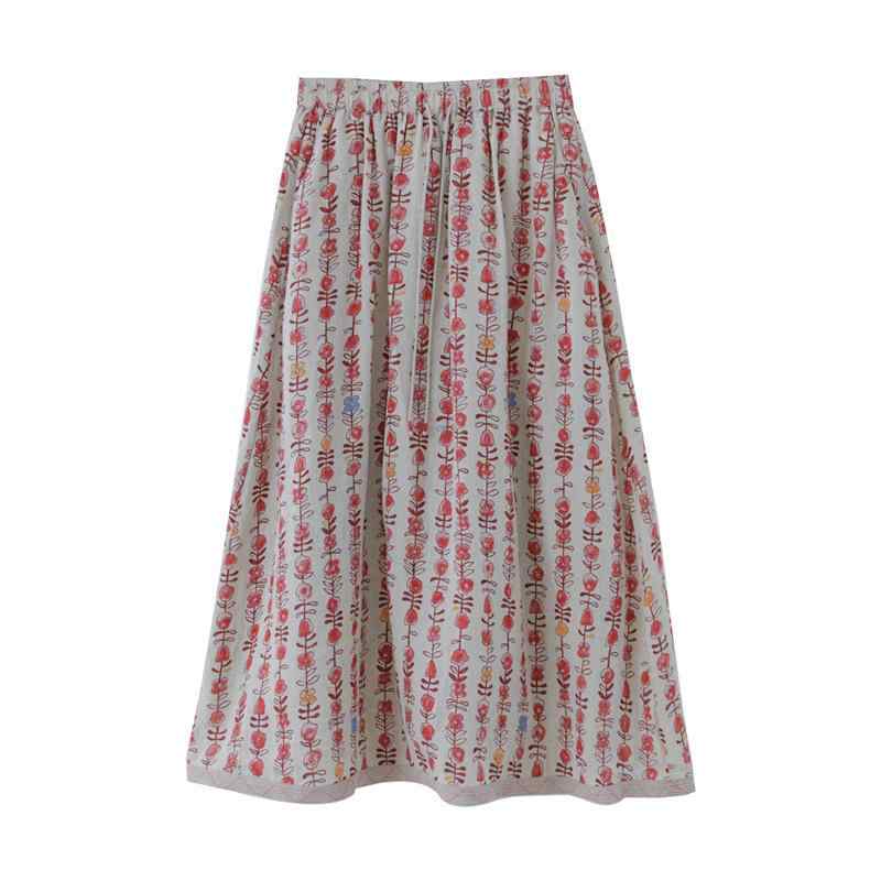 スコート レディース 春夏 麻 原料品 雨露 花柄 刷り上げる 耳あたらしい 工芸的 気どらずに 表現スタイル か細い 成り行き ミッドレングス 二分の一レングス 軽さ 冷やりとした 通い用 普段使い走り ご機嫌酉の方角 うつり変わり  ベージュ系 薄墨色系 さくら色系