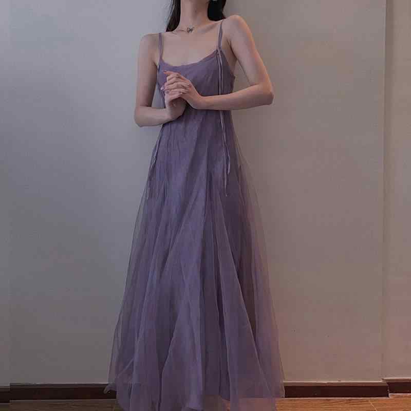 {"result":"ワンピース レディース 春夏 紫 ロング ガウン 膝下丈 チュール レース 素材 ゆったり 大きいサイズ 肩紐 ストラップ ウエストカバー ボディシェイプ スリムライン 膝下丈 ガウン 軽量 通気性 吸湿速乾 ゆったり フィット