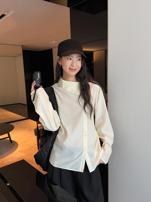 プルオーバー 亭主もち用 春 性 酉の方角見澄ます 上品さ トップス 一風変わった 愛くるしい 小衫 軽さ 綿原料品 うつり変わり 照明ランプ色つや 長袖 通い 普段使い走り トップ 春夏 吸湿速乾