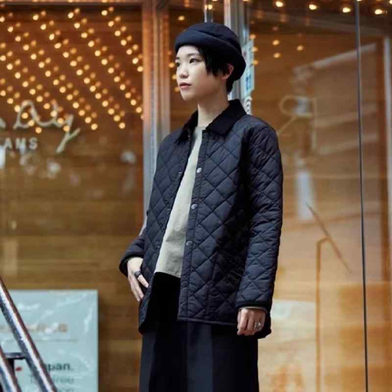 コート 女性用 秋冬 クラシック キルティング 暖か 軽量 保暖 綿素材 ウインドブレーカー 快適 修身 ダイヤ柄 スタイリッシュ アウター コットンジャケット 防寒 イージーケア 暖かい コットン コート 女性 秋冬 ロングジャケット