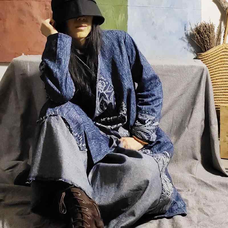 コート 女性用 牛仔 春夏 秋冬 国 レトロ 切り替え 手刺繍 提花 個性 ウエストベルト スリムフィット 軽量 伸縮性 綿素材 デニム 再生繊維 カジュアル 通勤 普段使い ビッグシルエット ブラック ピンク系 アイボリー ヒョウ柄 ラッキーアイテム｜リバーパディ