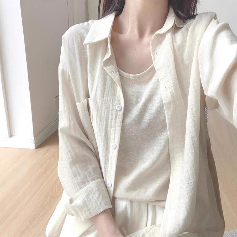 春夏 メンズ プルオーバー トップス 老錢 ハリ感 丁達爾原料品 薄っぺら 防晒 吸湿速乾 当たること冷感 通い 普段使い走り 軽さ 綿混 長袖 今めかしい 心地よい