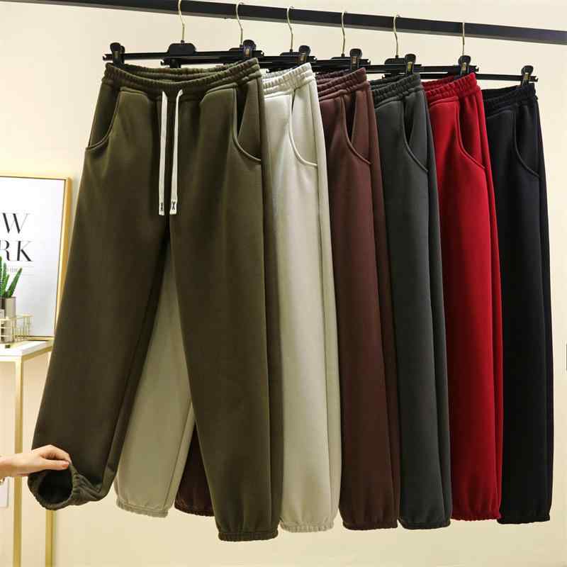 レディース 秋冬 運動パンツ 束脚パンツ 休?パンツ ロングパンツ スリムパンツ 厚手パンツ 暖かパンツ スリムパンツ ワイドパンツ 大きいサイズ スウェットパンツ コットン素材 伸縮性 保暖 ゆったり フィット カジュアル 普段使い アウトドア