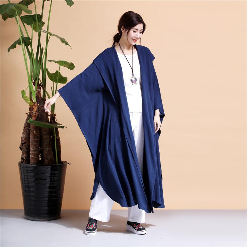 秋冬 レディース コットン麻 打坐服 茶禅服 斗篷 個性 ゆったり レジャー カーディガン 衣 大きいサイズ 切り替え 軽量 吸湿速乾 ブラック グレー ベージュ 通勤 普段使い 部屋着