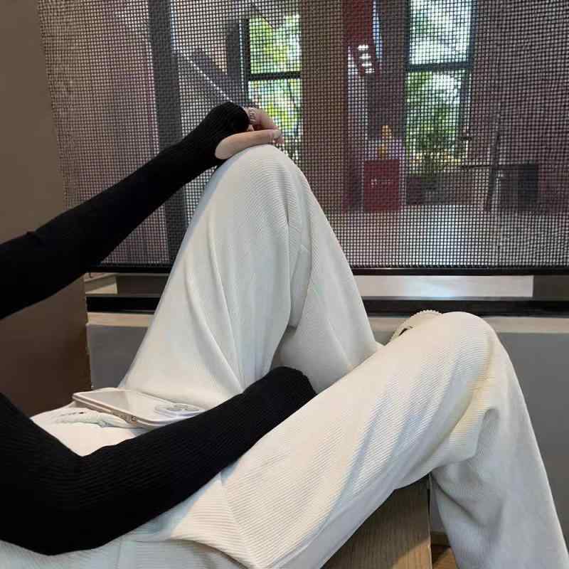 ワイドパンツ レディース 秋冬 灯芯? ニット スエード コーデュロイ 直筒 ストレート シルクタッチ 垂感 暖か 加? ロング 丈 ゆったり ゆったりシルエット 厚手 暖かみ コットン混 柔らか 履き心地 ゆったり 普段使い カジュアル ビジネス ミッ