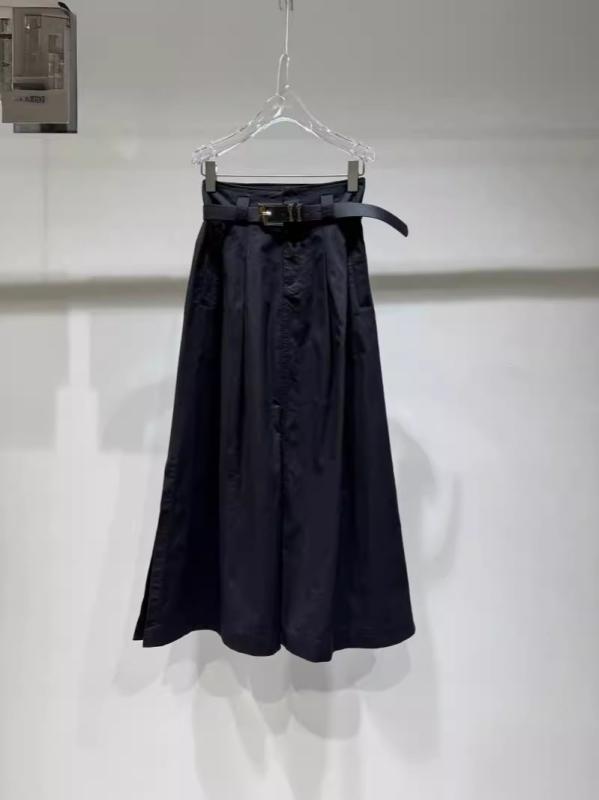 スカート 女性用 黒 ハイウエスト 半身 ミディ丈 スリム 軽量 伸縮性 吸湿速乾 コットン混 デイリー 夏 春夏 秋 ゆったりシルエット 通勤 普段使い カジュアル