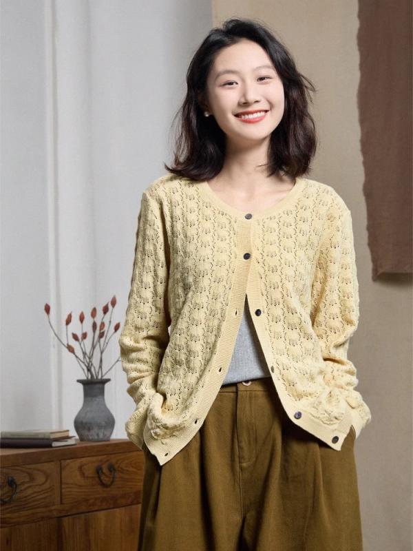トップス 成人女性用 綿織物 スピード競技 開き ジレー 早春 森うしろ帯 表現スタイル 白いこと 透け感 軽さ もの柔らか原材料 女子らしい 花の冠yd 春物 日常使い走り 可愛らしい 影ぼうし