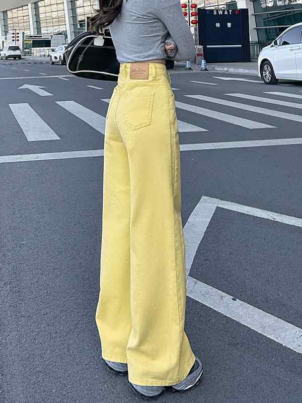 デニムパンツ レディース 春 ハイウエスト フレア ロング 牛仔 ブルー ヴィンテージ 垂感 スリム 伸縮性 通勤 普段使い 軽量 再生繊維 ブルー系 春夏
