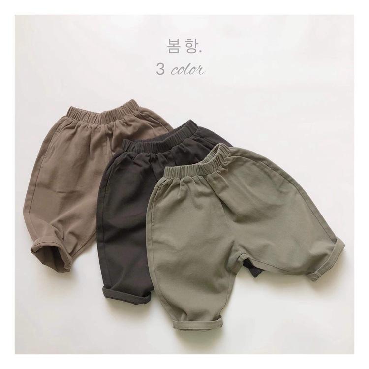 キッズ 男の子 女の子 春秋 子供 ゆったり ロングパンツ デニム コットン ストレッチ 軽量 吸湿速乾 普段使い 遊び着 ラフスタイル ビッグシルエット カジュアル アイボリー グレー ネイビー ブラック