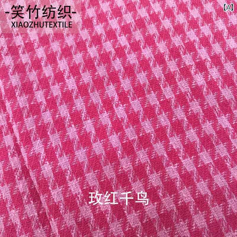 春夏秋 ジャケット トップス スカート ショートパンツ 薄手 千鳥格 粗花・希 色織布 日韓 レディース 軽量 伸縮性 綿混 ビッグシルエット ブラック ピンク系 アイボリー 普段使い 通勤用 カジュアル 吸湿速乾
