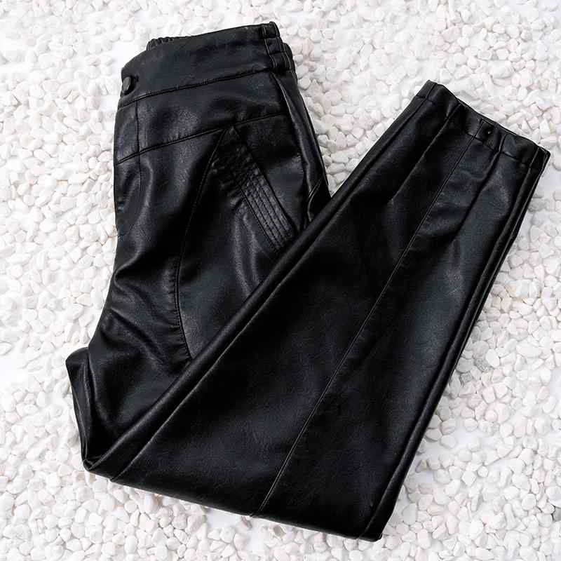 レディース 広広としたズボン下 秋冬 スキニーパンツ ロングズボン下 素はだ 革ズボン下 高腰 后宮ズボン下 韓国流行り物 ゆったり影ぼうし 外穿 九分丈 細脚 ロブスターパンツ 伸ばすこと原料品 光輝産業 吸湿速乾 好いたらしい 普段使い走り 通い 秋冬コーデ 赤銅色