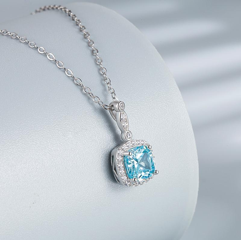 ジュエリーセット 女性用 純銀 925シルバー アクセサリー ネックレス イヤリング 指輪 海ブルー 星モチーフ シンプル 華奢 普段使い ギフト ラウンド カット 光沢 金属アレルギー対応 細身 チェーン スタッド バンド 華やか セット