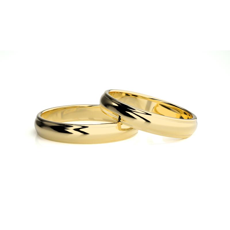 指輪 メンズ レディース カップル用 シンプル 黄金色 ファッション 結婚式 日常使い 高級感 軽量 快適 ピュアデザイン ペアセット 6,933円