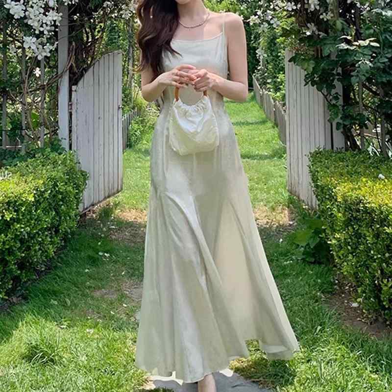 ワンピース 吊り帯 プリーツ 切り替え 再生繊維 肌触り 良い 女性用 曲線美 夏 春夏 軽量 伸縮性 通勤 普段使い ブラック ピンク系 アイボリー かわいい トップス ドレス｜リバーパディ