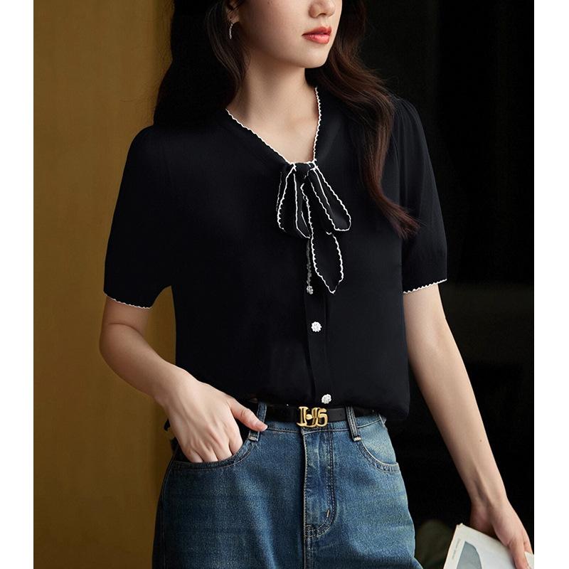 ニットトップス 女性用 春夏 薄手 接触冷感 Vネック デザイン 気品 かわいい 軽量 吸湿速乾 綿混 ロングスリーブ ブラウス シャツ カーディガン インナー 普段使い 通勤 フェミニン スタイル ピンク系 アイボリー ベージュ