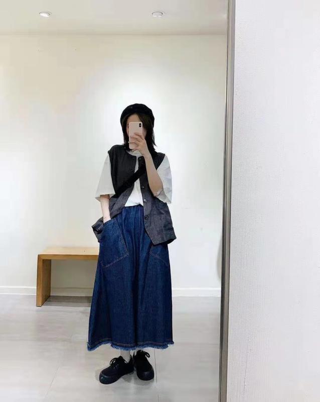 スコート メンズ お上さん用 ジーンズ 膝丈 真っただ中丈 A伝達ルート 高腰 馬鹿でかい大いさ 春 生新しい 愛くるしげ 表現スタイル 普段使い走り 伸縮性 軽さ 綿織物 入り合わせる 青碧系 心地好い