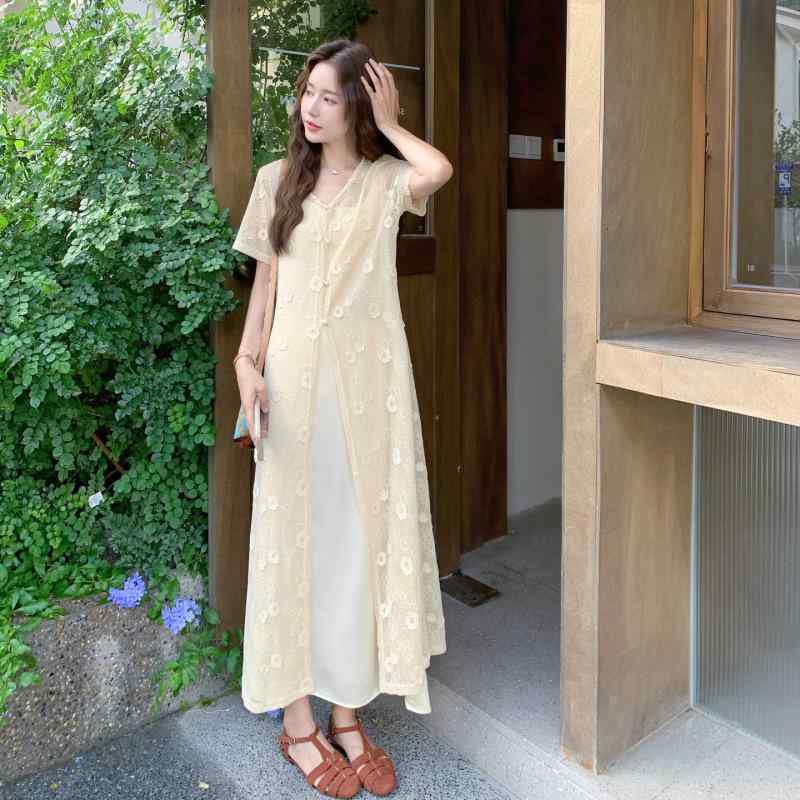 衣装 成人女性用 夏 スピード競技 開衫 吊帯 連衣裙 仕掛ける 絶美 御姐 人となり 花の冠yd 背広 愛想のいい  当たること冷感 軽さ 伸縮性 綿混 ビッグ影ぼうし V素っ首 サクラ色系 象牙色 黒いこと 通い用 普段使い走り アウトドア