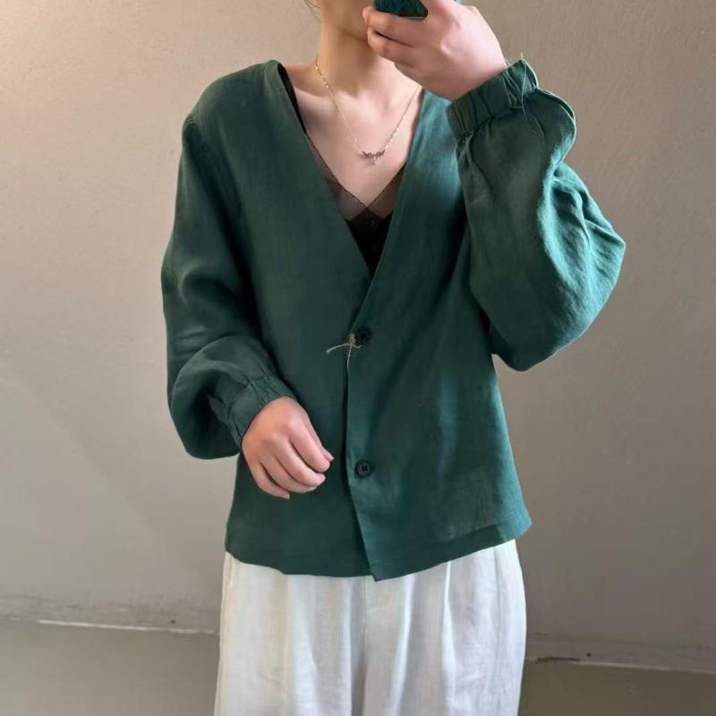 ジレー レディース 春夏 素色 麻 一風変わったひな型 か細い相応う トップス 返り咲き アウター 心地好い表現スタイル ダブル名取り草 第一義的 厚地の外套 軽さ 通い用 普段使い走り うつり変わりひな型 ベージュ系 象牙色 薄墨色 吸湿速乾 伸縮性