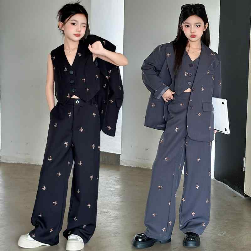御嬢さん 仕掛ける 御姉さん 西装 上衣 ズボン下 春夏 お召しもの お坊っちゃん 花柄 流行り物 2点仕掛ける 流行り 座標 軽さ 綿混 春 花柄 柄 赤ちゃん服 普段使い走り 愛くるしげ 青写真