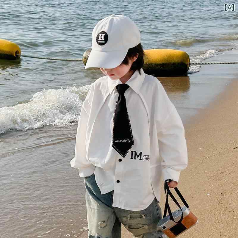 お坊っちゃん プルオーバー 春夏 メンズ キッズ トップス 韓 ゆったり 影ぼうし 普段使い走り 心地よい プルオーバー 名取り草 襟 綿 混紡 軽さ 通気性 百搭 コーデ 洋気 青写真 綿織物 原料品 吸湿速乾 役立つこと 春物 服 お坊っちゃん 濫りがわしい 填まる 今めかしい