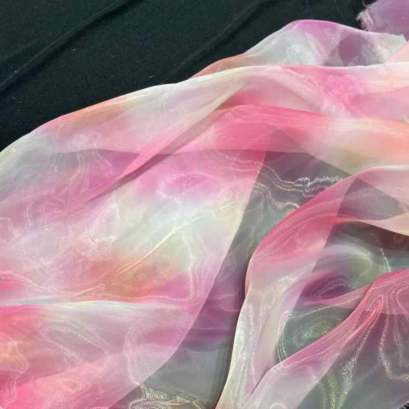 ワンピース 春夏 レディース スカート トップス セット 欧根? 生地 印花 柄 染め 切り替え 軽量 透け感 フレア シルエット 花柄 プリント コットン 混 綿素材 爽やか コーディネート 普段使い フェミニン スタイル 柔らか タッチ 通|リバーパディ
