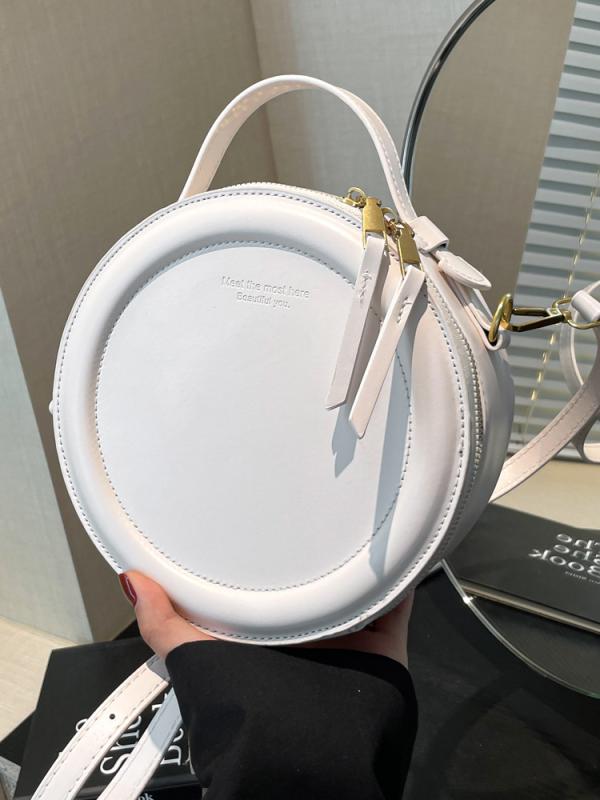 ハンドバッグ 女性用 2025夏 季節 ファッション 手提げ 小さめ ラウンド型 小規模 汎用 斜め掛け 軽量 ショルダー バッグ 鞄 夏用 通勤 普段使い アウトドア ピンク系 ブラック アイボリー 接触冷感 吸湿速乾 切り替｜リバーパディ