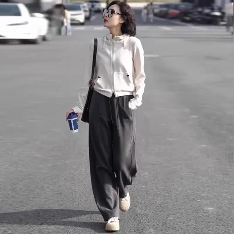 セットアップ レディース 上下セット スウェット パーカー 闊脚パンツ ズボン 2点セット ゆったり 大きいサイズ 体型カバー 着痩せ お腹周りカバー カジュアル スポーティー スタイルアップ スポーツウェア 部屋着 ルームウェア ダンスウェア 運動着 |リバーパディ