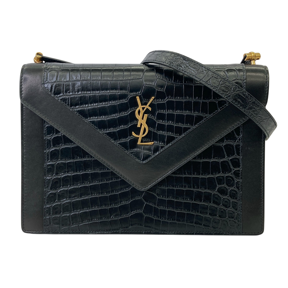 イヴサンローラン ショルダーバッグ ポシェット YSLロゴ カサンドラ レザー SAINT LAURENT サンローラン ショルダーバッグ 735214 2R20W
