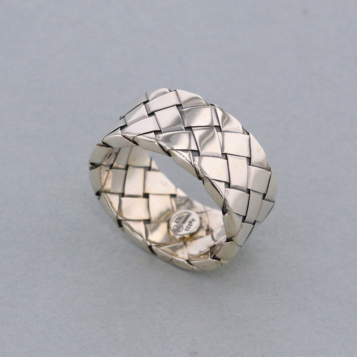 楽天市場】ボッテガヴェネタ イントレチャート リング・指輪 シルバー