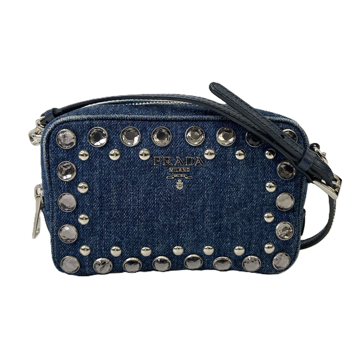 楽天市場】【バッグ】PRADA プラダ DENIM BORCHIE ミニショルダー