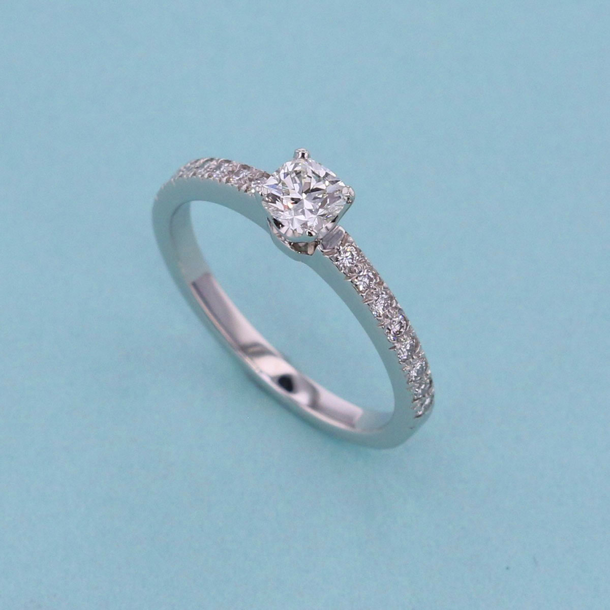 TIFFANY&Co. ティファニー ノヴォ ハーフダイヤリング Pt950 リング・指輪 Pt950プラチナ シルバー レディース【中古】