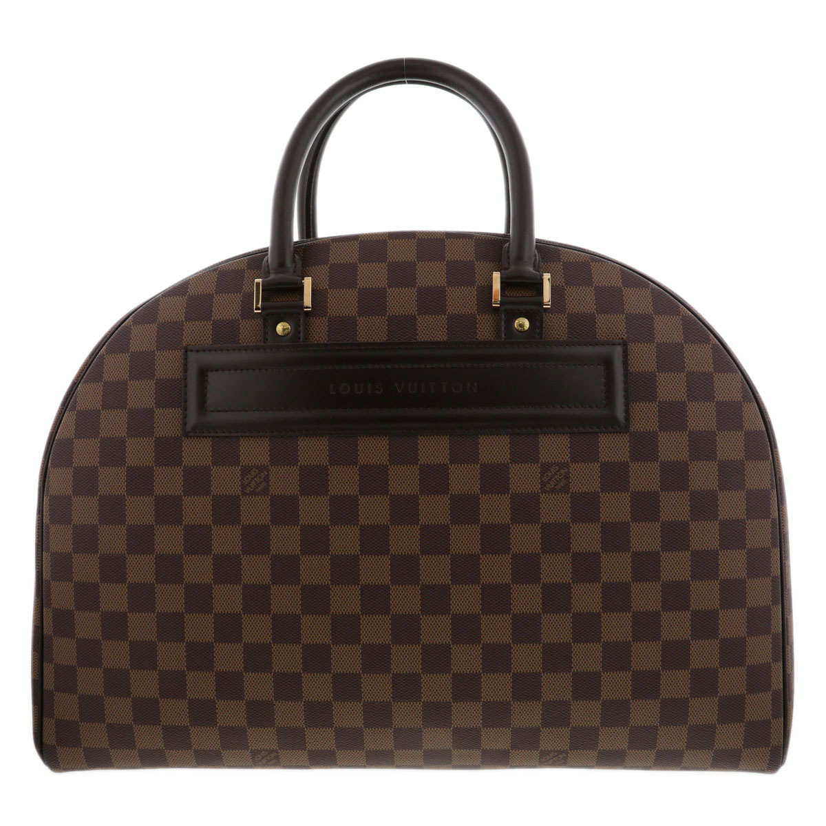 【引き下げ】 LOUIS VUITTON ルイ・ヴィトン ダミエ ノリータ24 ハンドバック ボストンバッグ N41454  なめし革 赤銅色  ユニ一発やる【中古】