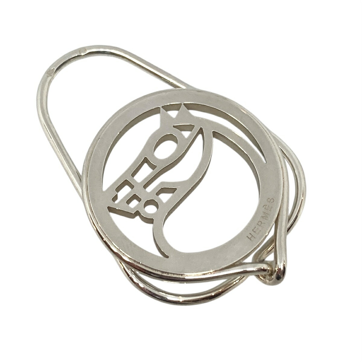 楽天市場】エルメス HERMES エスケトル マネークリップ シルバー