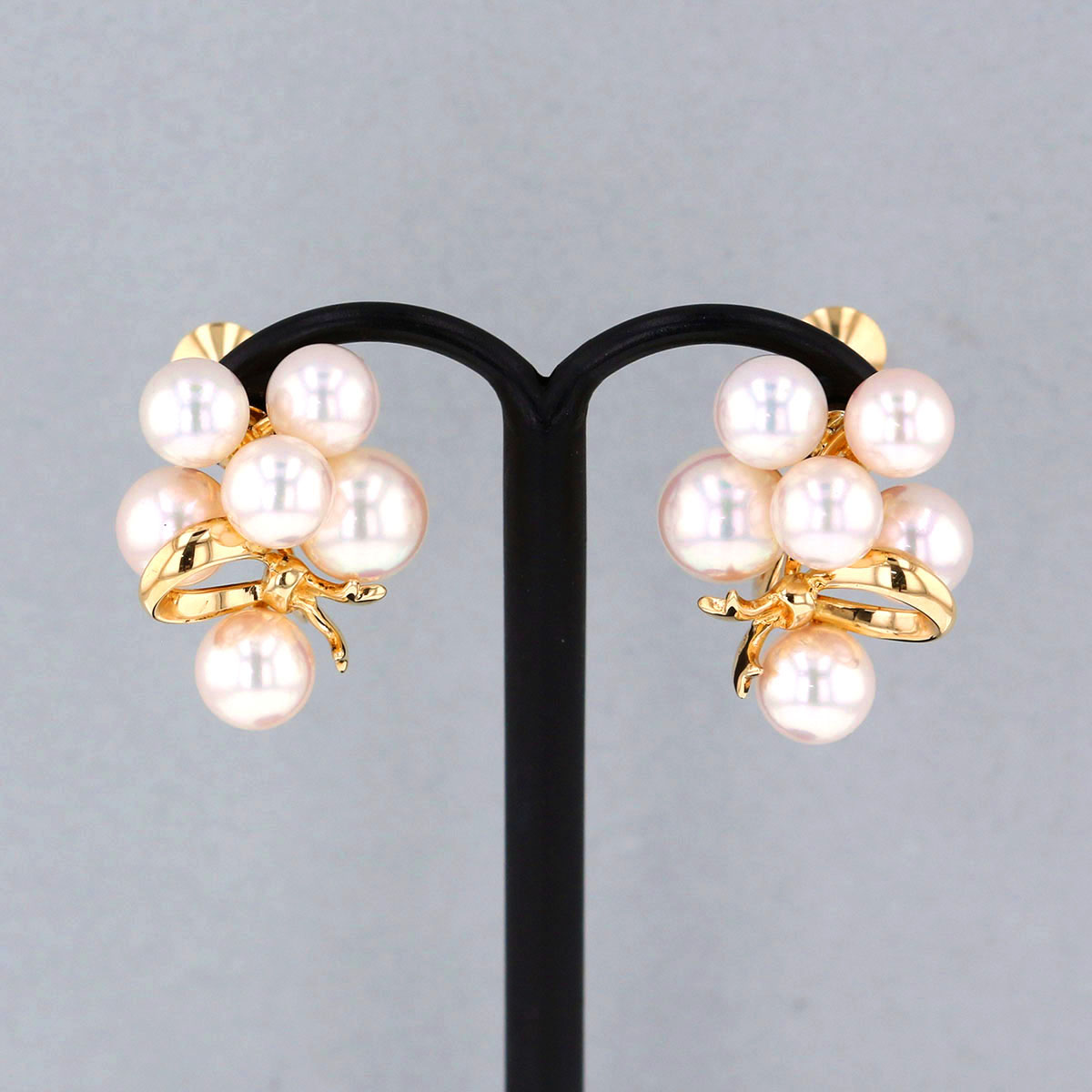 MIKIMOTO ミキモト パール イヤリング 750YG イヤリング K18イエローゴールド イエローゴールド レディース【中古】