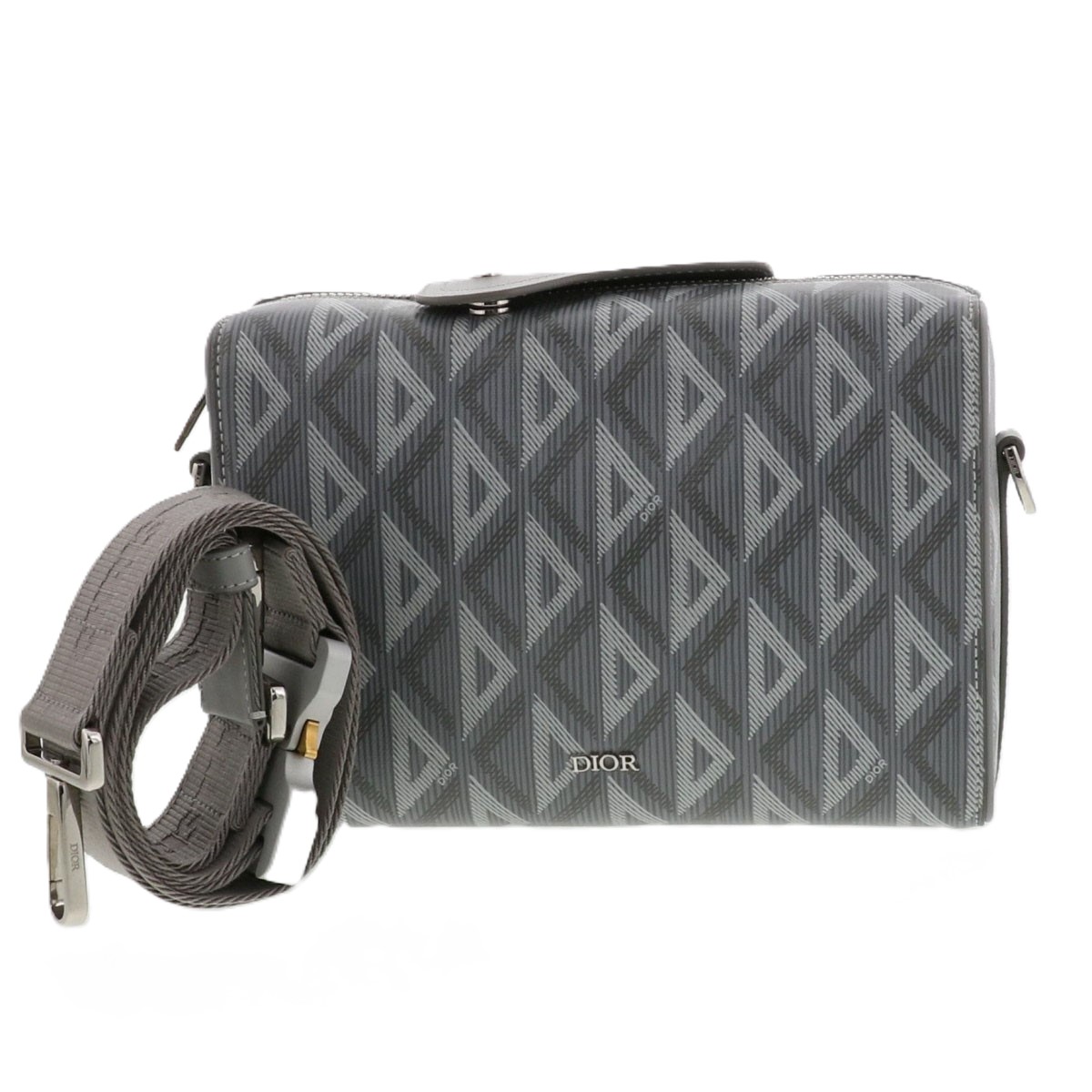 【値下げ】 Dior ディオール ランゴ22 CDダイヤモンド ショルダーバッグ ショルダーバッグ 1ADPO249CDP PVC グレー レディース【中古】|PAWNSHOP RiZ