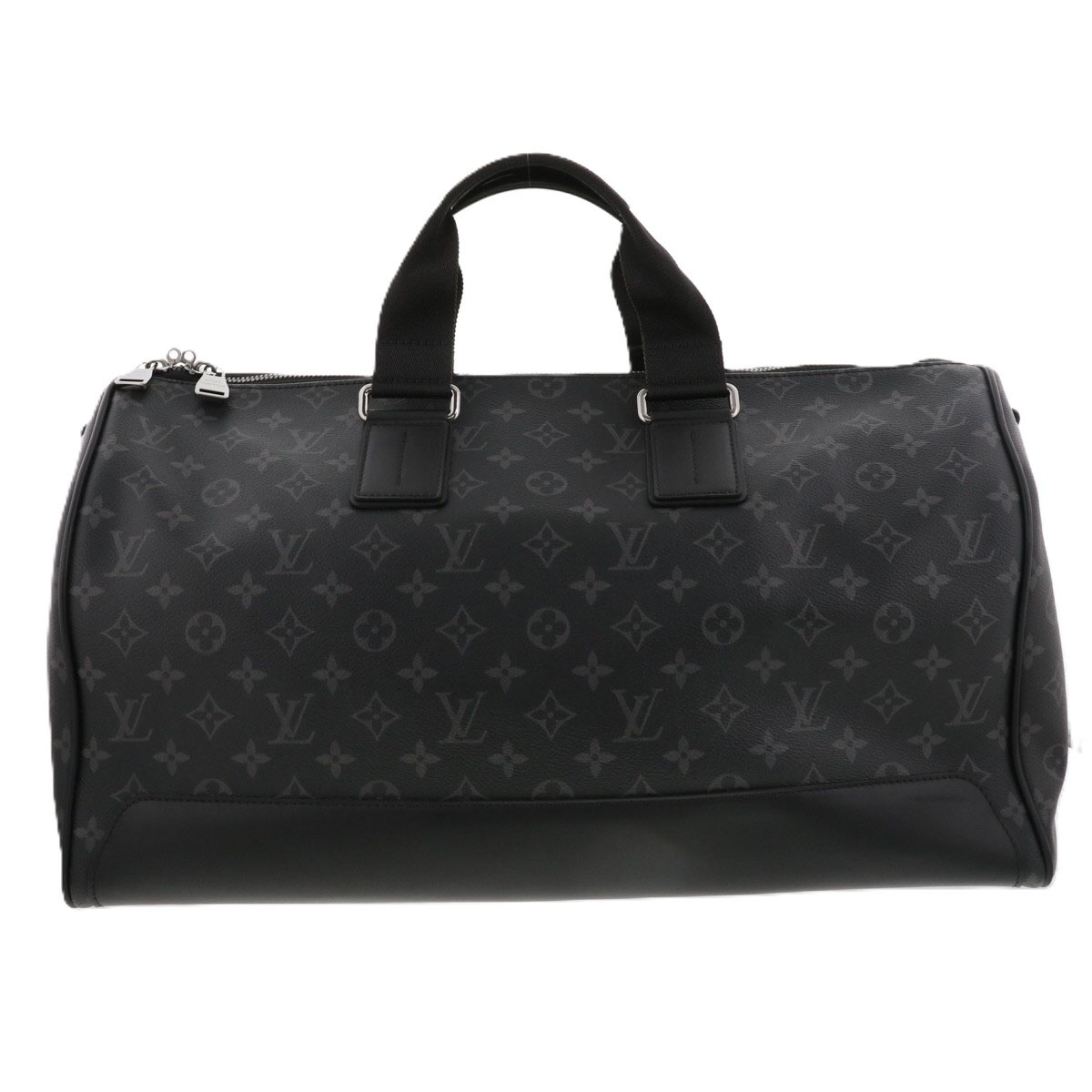 LOUIS VUITTON ルイ・ヴィトン キーポル ヴォワヤージュ ボストンバッグ M43038 モノグラムエクリプス ブラック グレー メンズ【中古】