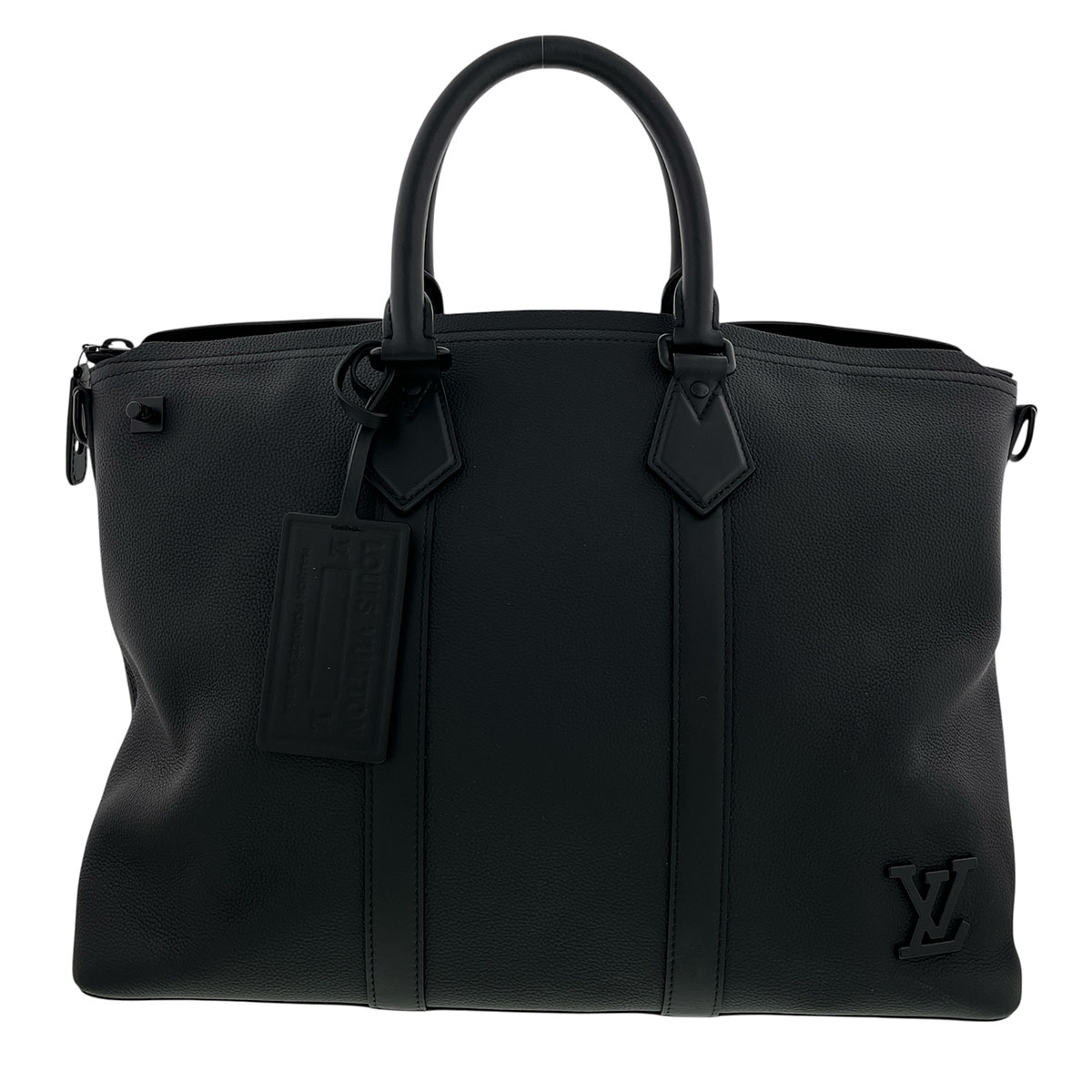 LOUIS VUITTON ルイ・ヴィトン 鍵を掛けるイット LV アエログラム 商行為御徒面子 M59158 なめし革 黒いこと  メンズ【中古】