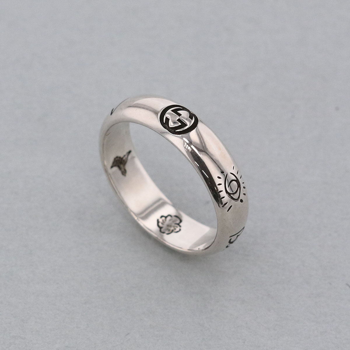 楽天市場】【ラッピング可】グッチ GUCCI ヘキサゴン リング ロゴ