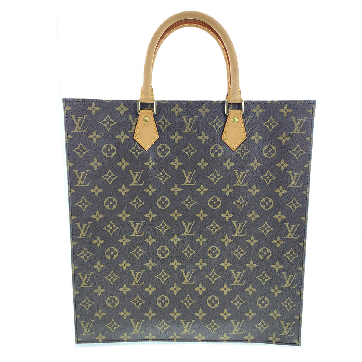 LOUIS VUITTON ルイ・ヴィトン サック プラ トートバッグ M51140 モノグラム ブラウン レディース【中古】