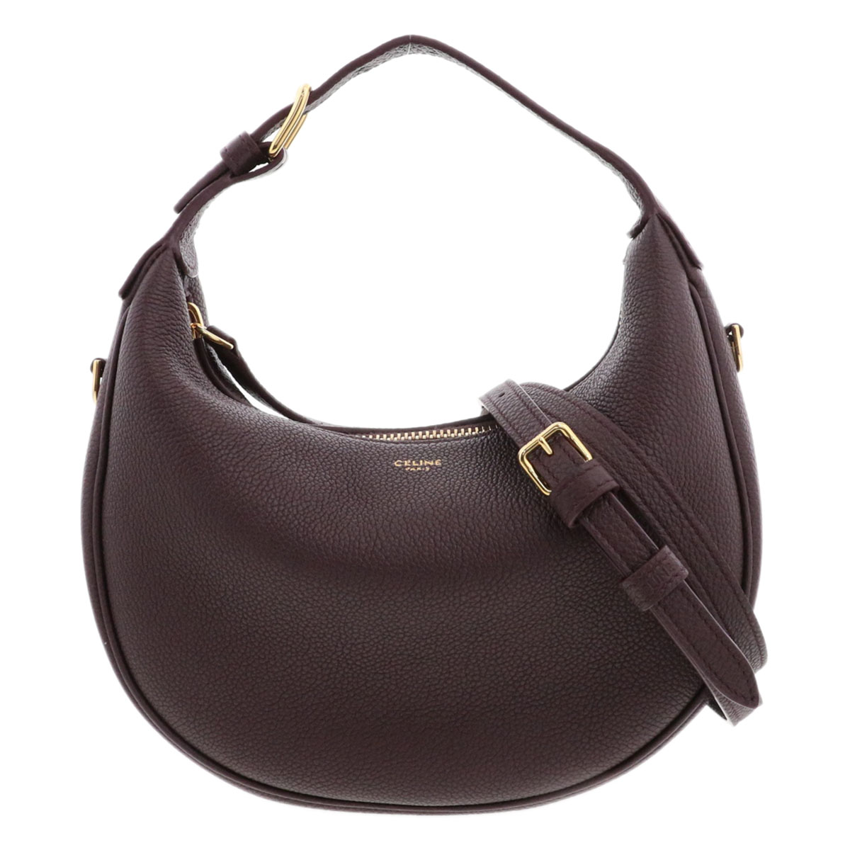 【値下げ】 CELINE セリーヌ ティーン ルル ショルダーバッグ ショルダーバッグ 120723ENY カーフ パープル レディース【中古】